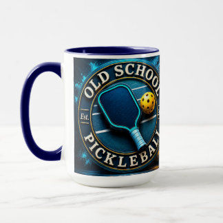Coffee/tea mug old school pickleball brand