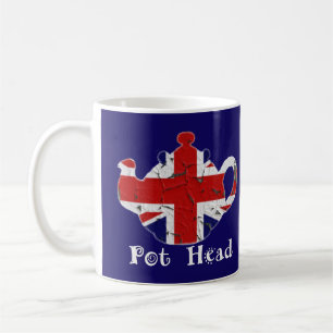 Coffee Tea Mugs Funny Pot Head British Teapot