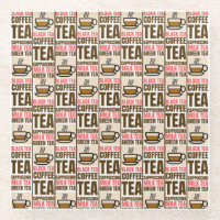 COFFEE TEA PATTERN, Coaster