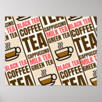 COFFEE TEA pattern
