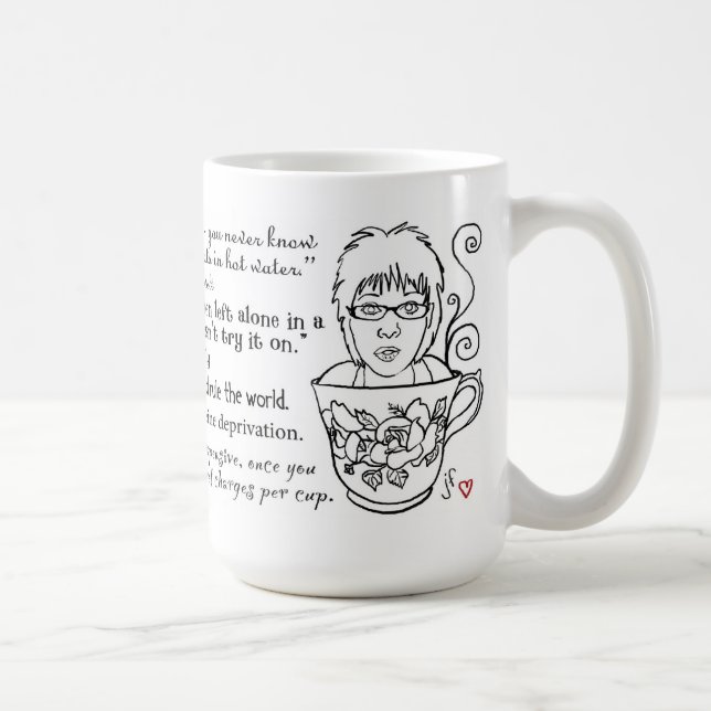 Coffee & Tea Quotes MuG (Right)