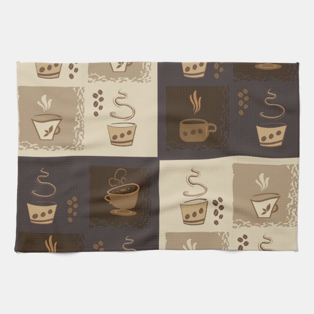 Coffee Tea Towel (Horizontal)