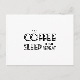 Coffee Teach Funny Gif Teacher School Teaching Postcard