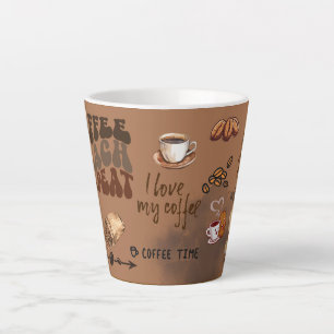 coffee teach repeat latte mug