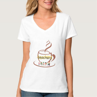 “Coffee Teach Repeat” Teacher T-Shirt