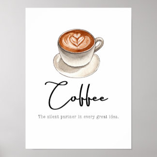 Coffee: The silent partner Poster