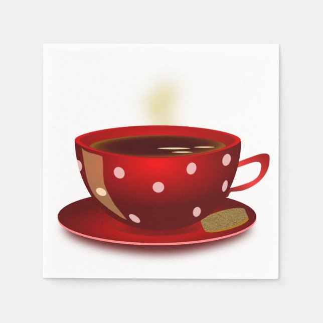 Coffee Theme Napkins (Front)