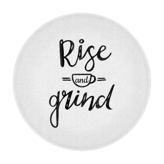 Coffee Themed Cutting Board (Front)