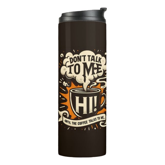 Coffee thermos thermal tumbler (Rotated Left)
