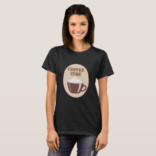 Coffee Time Black T-Shirt