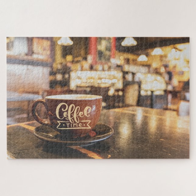 Coffee Time Cafe Jigsaw Puzzle (Horizontal)