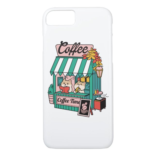 Coffee Time Case-Mate iPhone Case (Back)