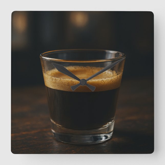 Coffee Time – Cosy Wall Clock (Front)