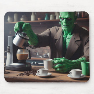 Coffee Time Frankenstein Mouse Mat