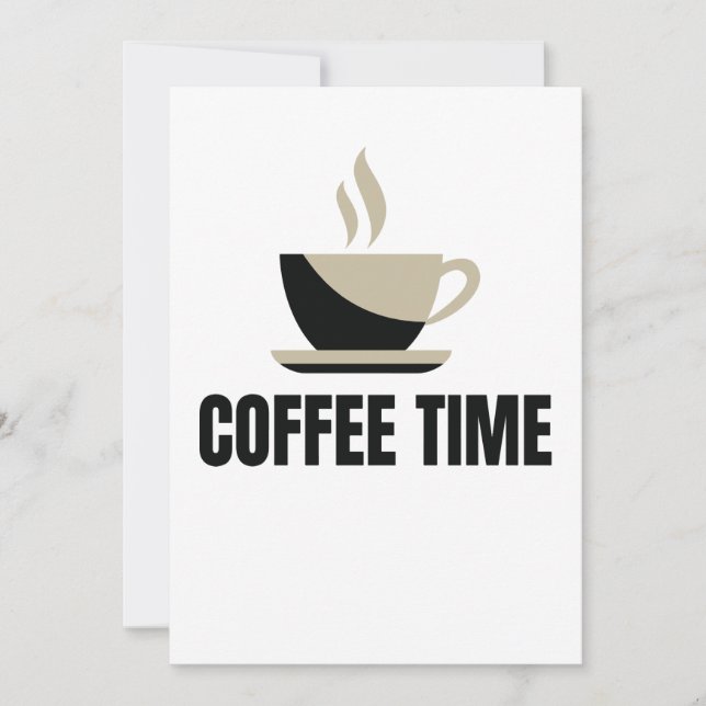 Coffee Time   Invitation (Front)