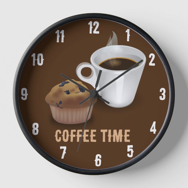 Coffee Time  Kitchen Clock (Front)
