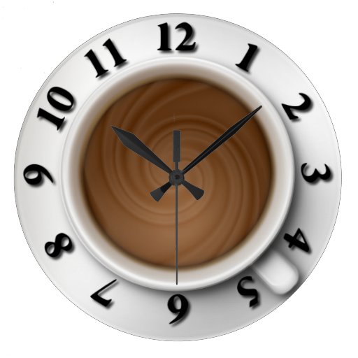 Image of Coffee Time Large Clock