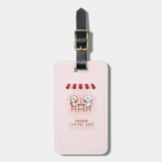 Coffee time luggage tag