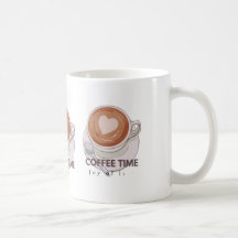 Coffee time mugs and cups