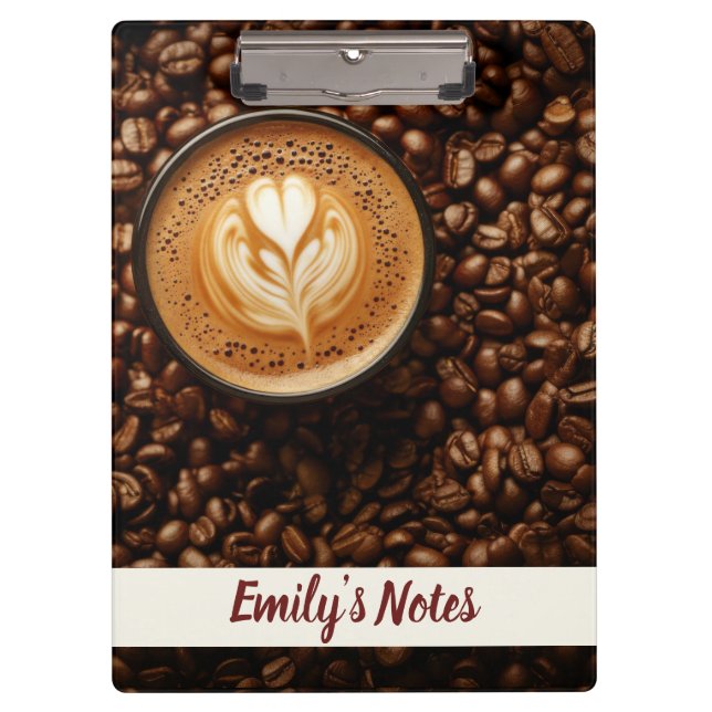 Coffee Time Name Clipboard (Front)