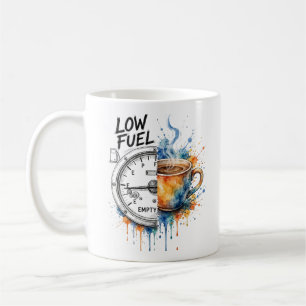Coffee Time Productivity Mug – Low Fuel Full Focus
