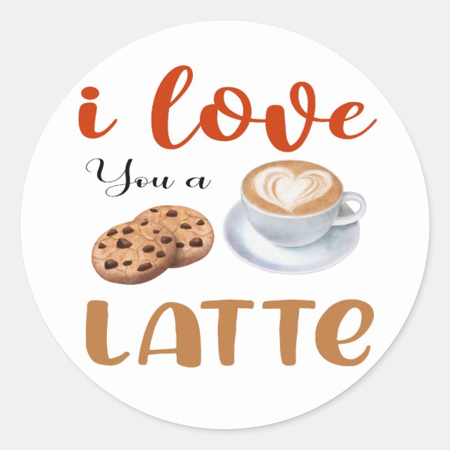 coffee time quote classic round sticker (Front)