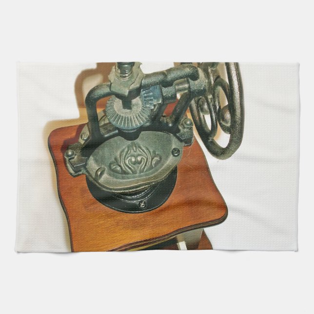 coffee time tea towel (Horizontal)