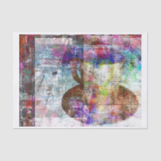 coffee time tissue paper