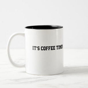 Coffee Time Two-Tone Coffee Mug