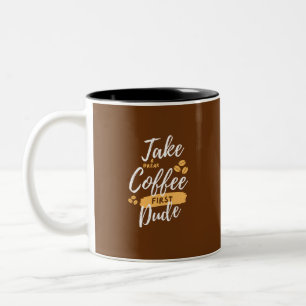 COFFEE TIME  Two-Tone COFFEE MUG
