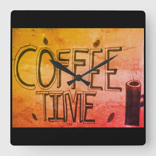 Coffee Time Wall Clock (Front)