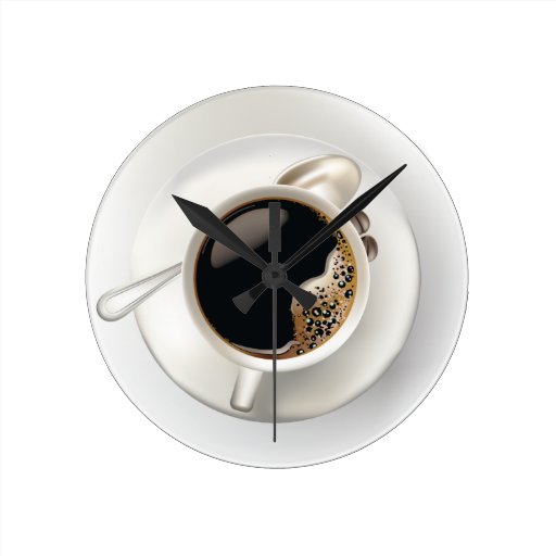 Coffee Time Wall Clock