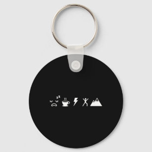 Coffee To Adventure Energy Of Caffeine Minimalist Key Ring