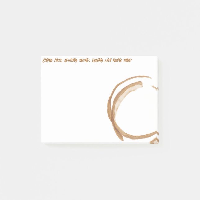 Coffee-to-do Post-it® Notes (Front)