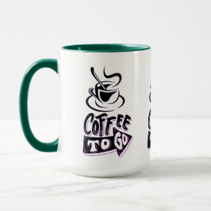 Coffee To Go Combo Mug – Custom Ceramic Cup   Free