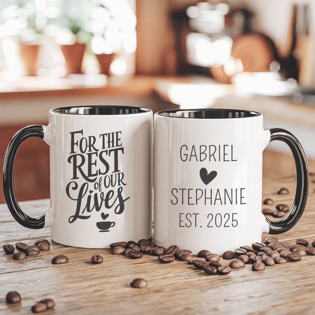 Coffee Together For The Rest Of Our Lives Couple’s Mug (Creator Uploaded)