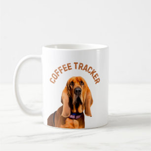 Coffee Tracker Hound Dog Coffee Mug