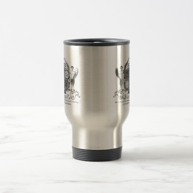 Coffee Travel Mug-Masonic Freemason Mason Masonry Mug (Center)