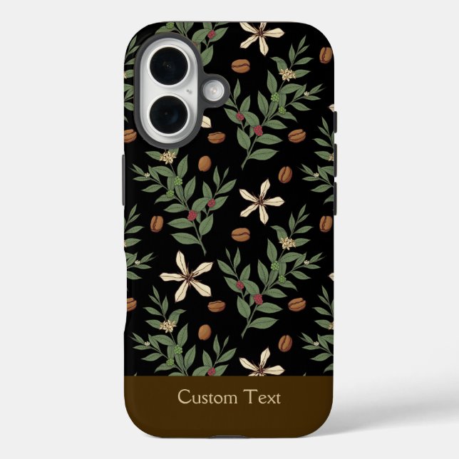 Coffee Tree Pattern Case-Mate iPhone Case (Back)