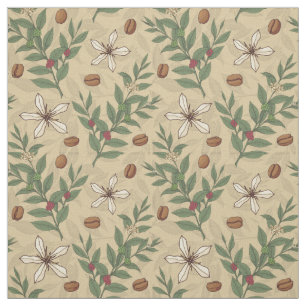 Coffee Tree Pattern Fabric