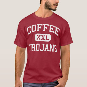 Coffee - Trojans - High School - Douglas Georgia T-Shirt