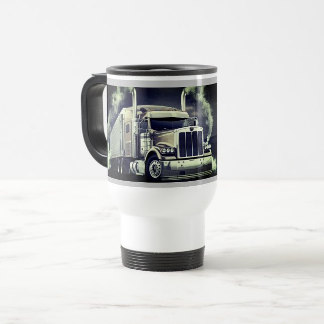  Coffee Tumbler for the Truck Driving Pro Travel Mug (Front Left)