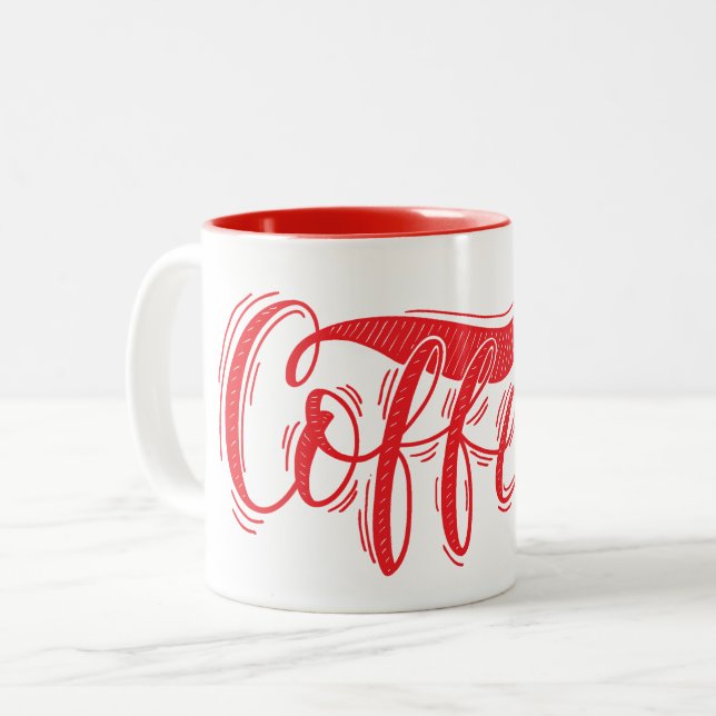 Coffee Two-Tone Coffee Mug (Front Left)