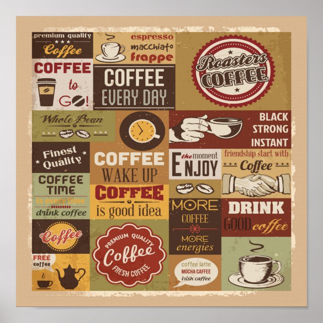 Coffee Typography Poster (Front)