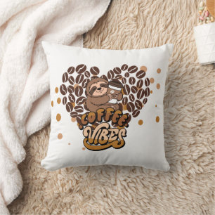 Coffee Vibes Design Cushion