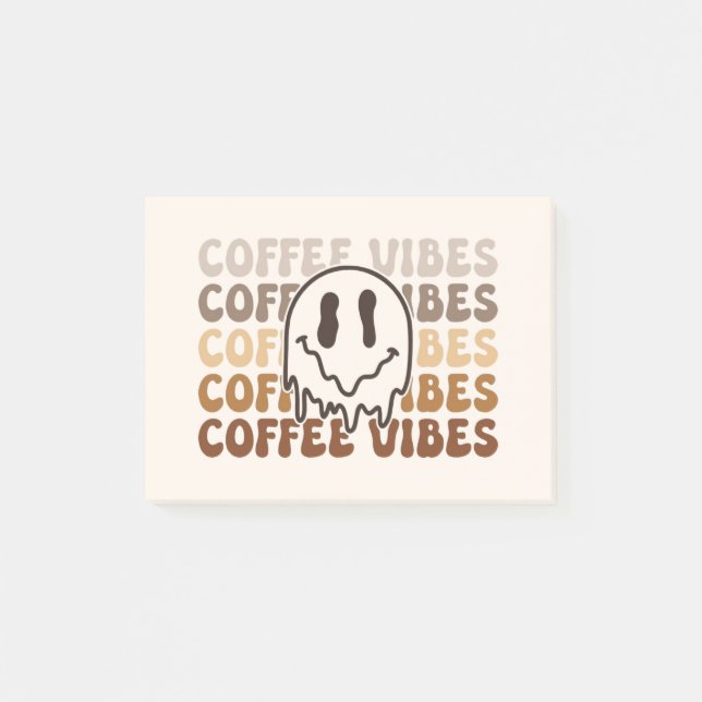Coffee Vibes Post-it Notes (Front)