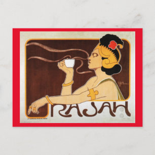 Coffee, Vintage Advertisement Postcard