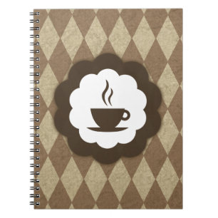 coffee vintage notebook