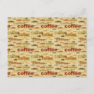 Coffee Wallpaper Postcard