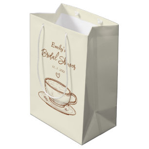Coffee Wedding Favour   Bridal Shower Gift Bag